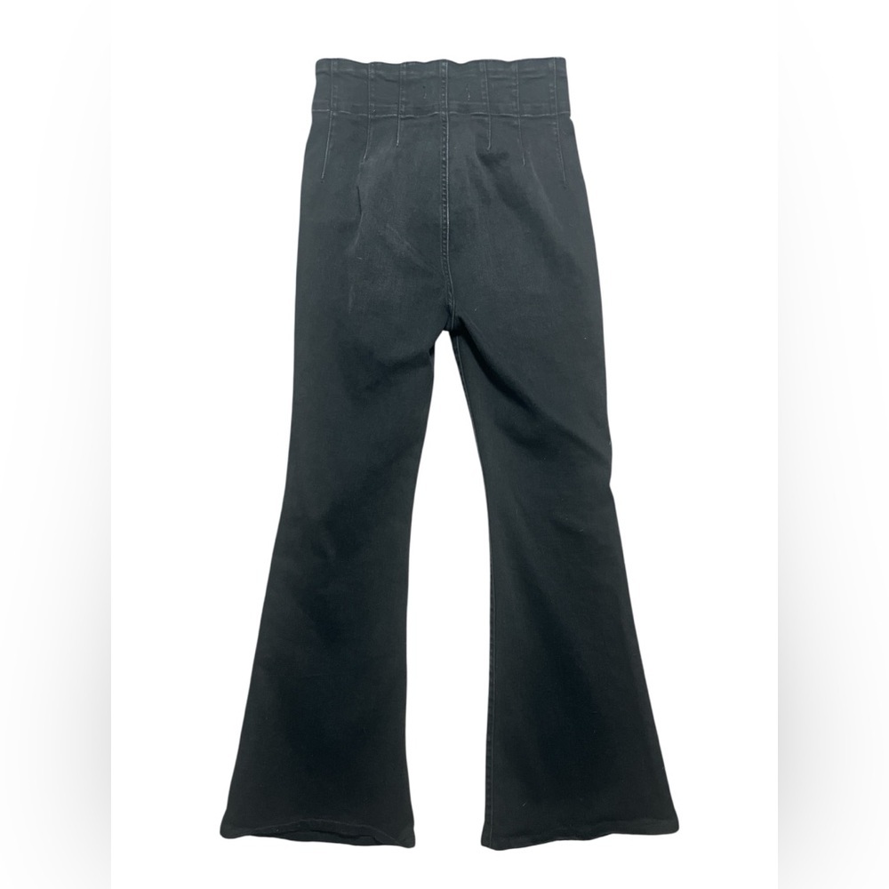 Free People We the Free Flare Jeans Black Size 30 - Picture 3 of 7